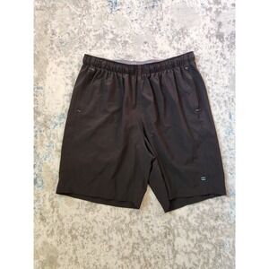 Free Fly Apparel Men's Size Medium Black Breeze Swim Hybrid Shorts